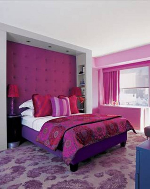 Pink & Purple Bedroom