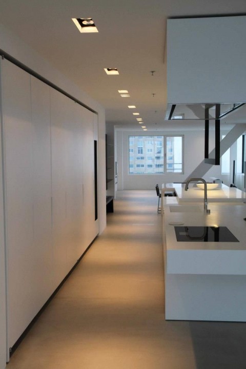 10 Ways To Light Your Kitchen To Achieve The Right Look & Ambience - Kreon Lighting In Minimalist White Designer Kitchen
