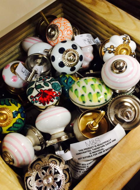 Box Of Cupboard Door Knobs From Marks & Spencer's