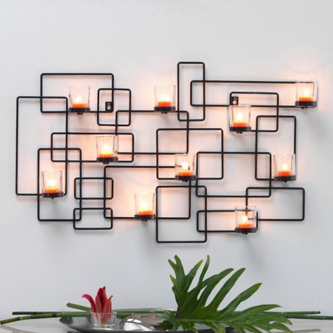 Finishing Touches For the Home - La Redoute Interieurs Abina Metal Wall-Mounted Candle Holder