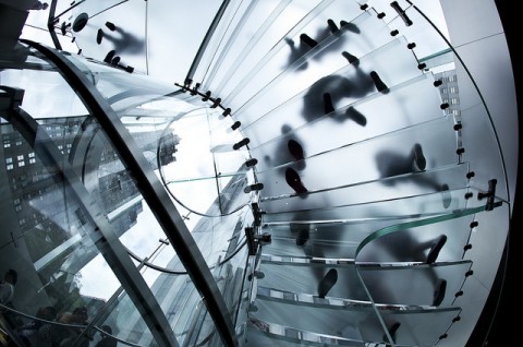 Glass Staircases – Just For The Show Home? Apple Store New York Staircase