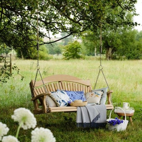 5 Ways To Create A Relaxing Garden - Garden Swing Chair