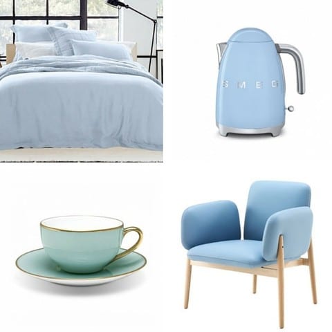 Interior Design Trends For 2016 - Vogue Living: Pastel Blue Colour Serenity.