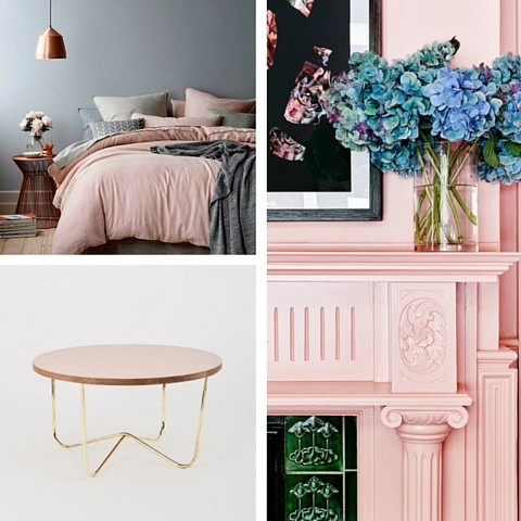 Interior Design Trends For 2016 - Pastel Pink Colour Rose Quartz