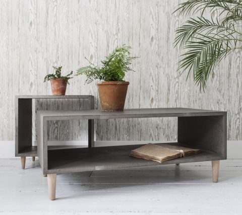 Industrial Materials For Your Interior - Hudson Living Ohio Cube Coffee Table. Modish Living