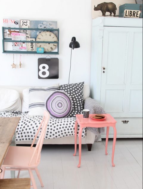 A Look into Interior Design Trends 2017 - Pastel Rose, Coral and Blue
