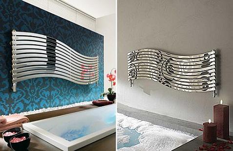 Inspiration For Modernising Your Radiators At Home - Bathroom Wave Radiator