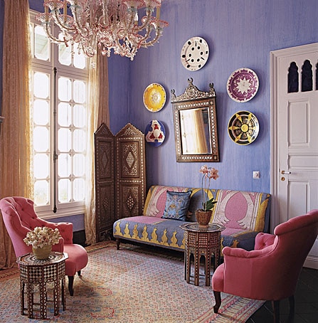 A Guide To Creating The Perfect Bohemian Home - Morrocan Elle Decor By Coco + Kelly