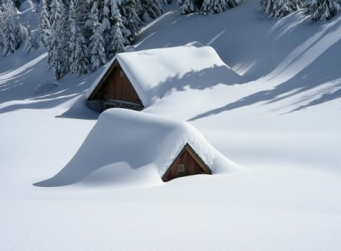 4 Tips For insulating Solid Walls In Your Home - House Covered In Snow