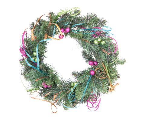colourful wreath