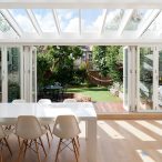 Kitchen and garden view