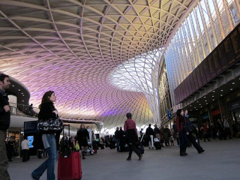 The splendid new Kings Cross station - Photo by HannahWebb