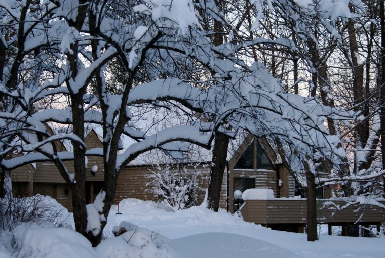 Snowy house - Photo by Cyndy Sims Parr