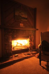 Cosy fireplace - Photo by Josef Hanning