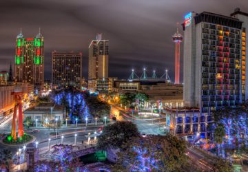 San Antonio (Texas) lights - Photo by Brandon Watts