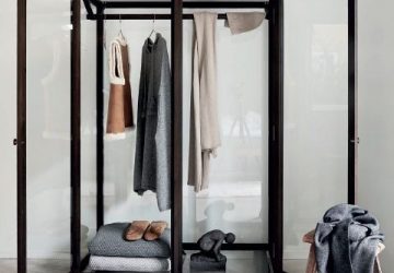 Glass wardrobe