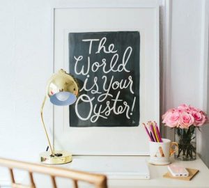 The World is Your Oyster