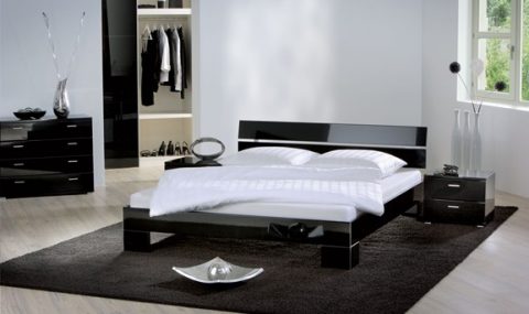 Hasena Vegas - Nuo High Gloss Modern Bed