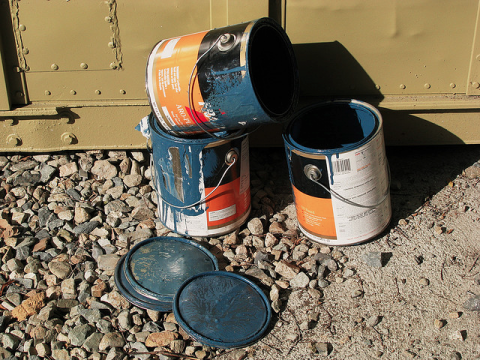 Paint cans - Photo by  Daniel R. Blume