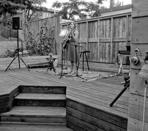 Laura Gibson Backyard Concert - Photo by Michael (a.k.a. moik) McCullough