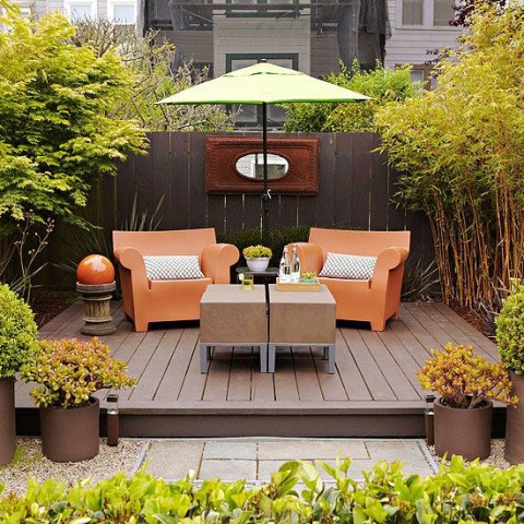 Outdoor seating area