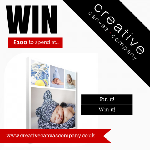 Win £100 to spend on a canvas of your choice from Creative Canvas!