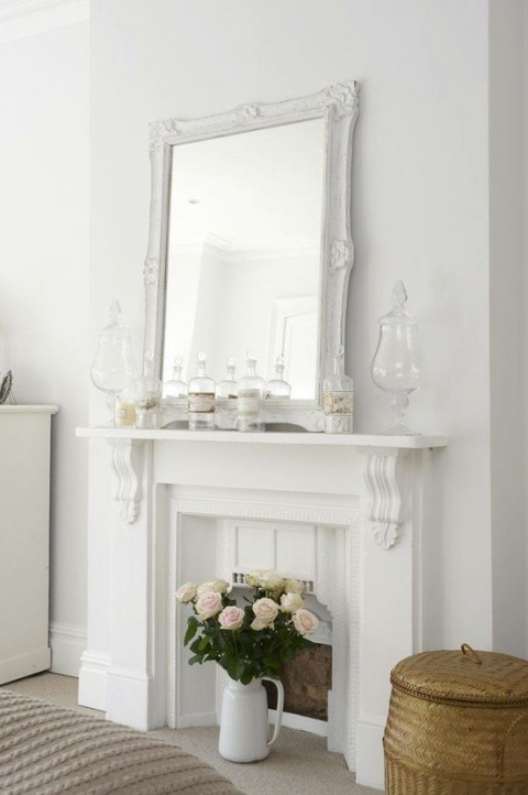 Mirror fireplace