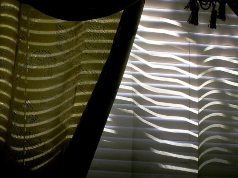 Curtains and venetian blinds