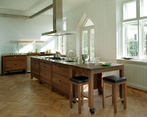 Kitchen With Island - By Tim Crowe