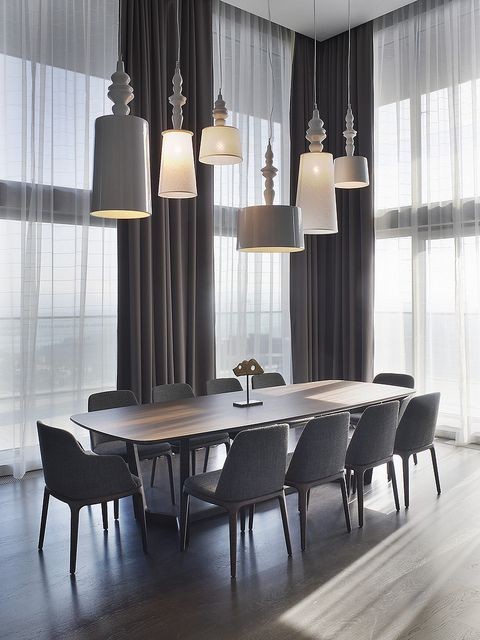 Large modern dining table