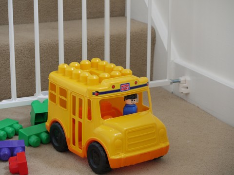 Child Safety Gate and Toys - By Carol Brazel