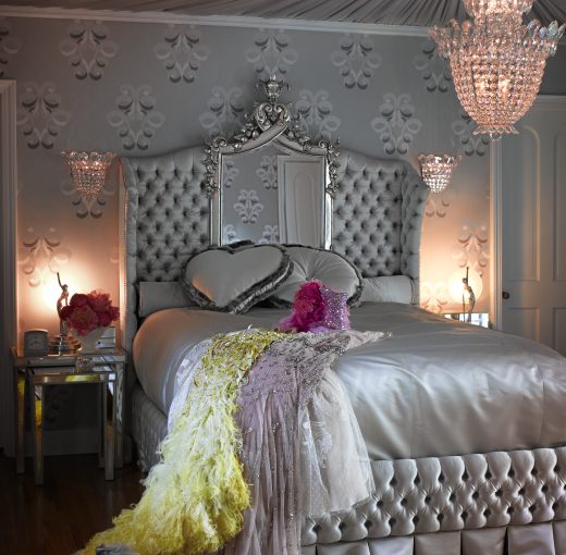 Luxurious Silver Bedroom
