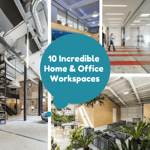 10 Incredible Home & Office Workspaces