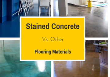 Stained Concrete Vs. Other Flooring Materials