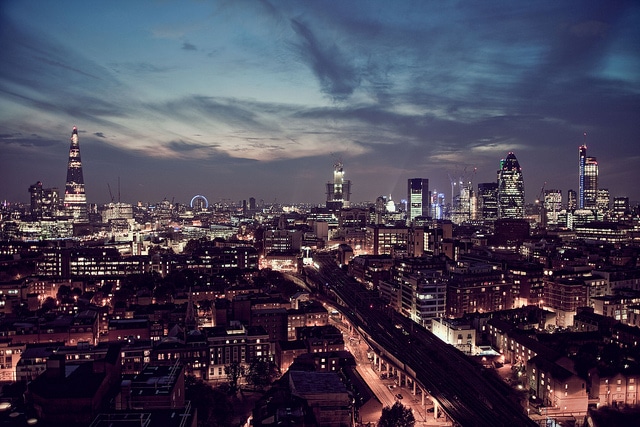 Benefits Of Serviced Offices In The City - London Skyline Including The Shard & Gherkin