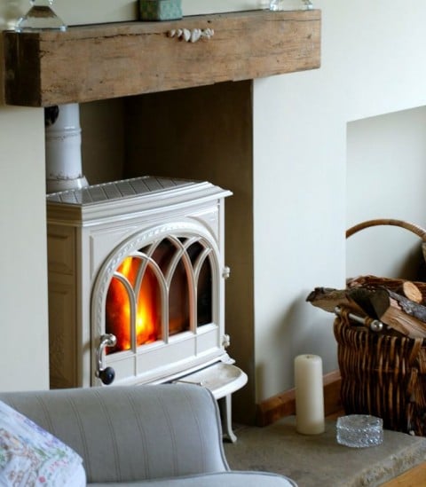 How To Make Your Country Home Look More Authentic - Wood Burning Stove