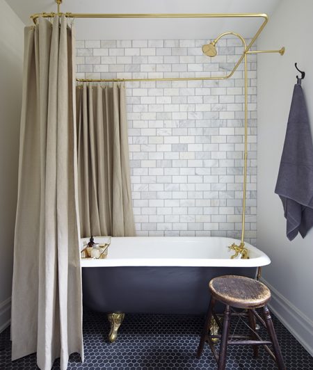 Give Your Bathing Quaters A Sprinkle Of Vintage - Image From HouseAndHome.com - Mandy Milks’s Bathroom Makeover