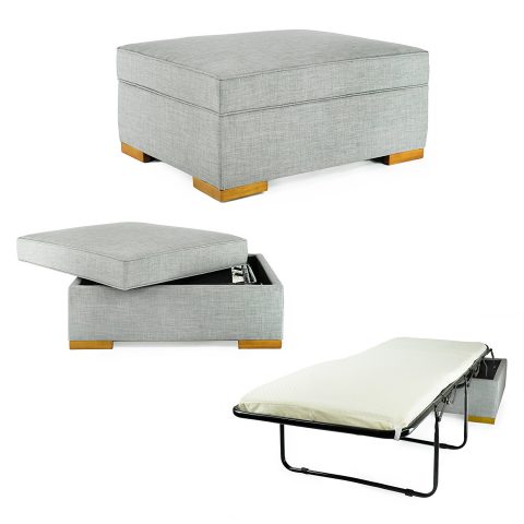 10 Pieces Of Dual-Purpose Furniture We're Currently Obsessed With - iBed Convertible Ottoman 