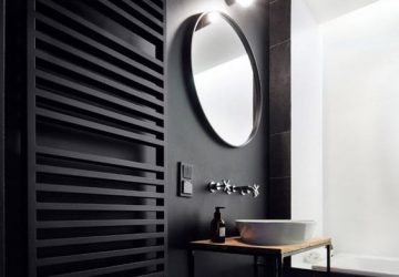 The Many Benefits of Top Quality Towel Warmers - black contemporary towel warmer - From usa.hudsonreed.com