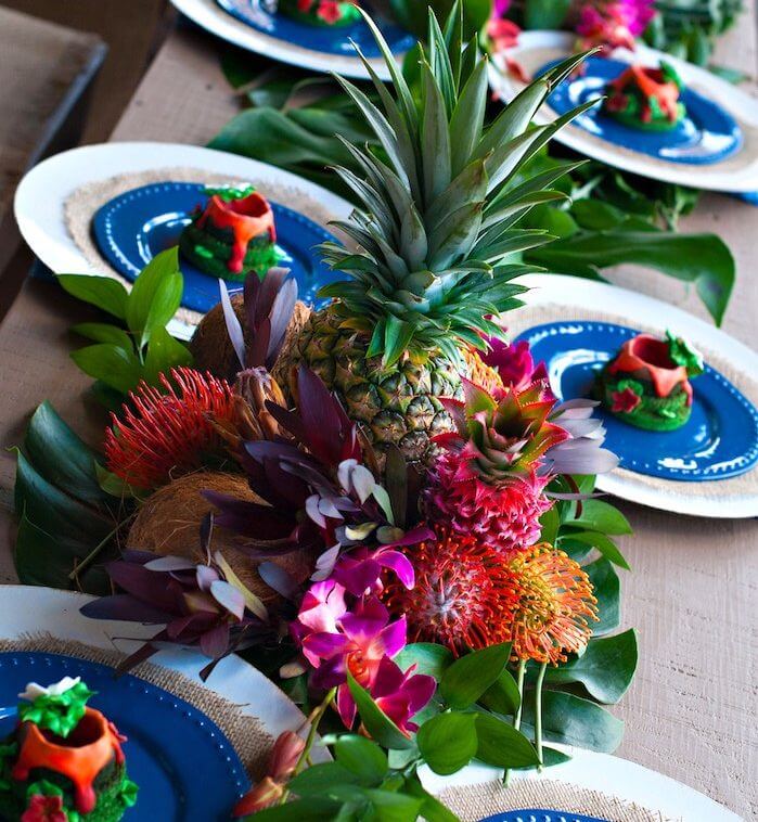 Indoor Summer ‘Garden’ Party - Image From karaspartyideas.com