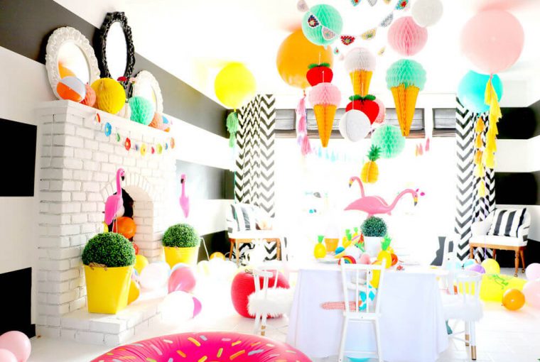 Indoor Summer ‘Garden’ Party - Image From www.lenzo.com.au - Photo By Tiny Little Pads