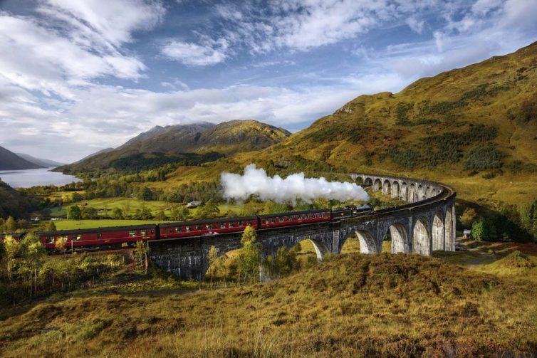 19 Stunning Famous Film Locations You Must See In The UK - Glenfinnan Viaduct, Lochaber - Seen In Harry Potter And The Chamber of Secrets