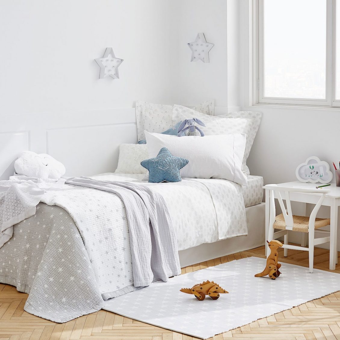 Grey Star Baby Nursery