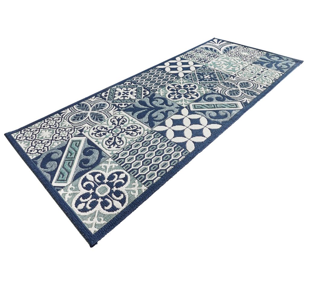 Blue Rug for Kitchen