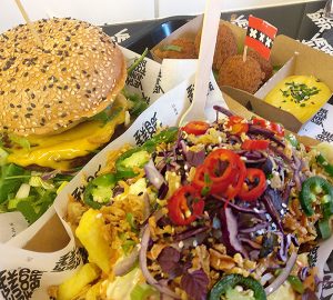 A European Travel Guide For Vegan Foodies - Vegan Junk Food Bar Amsterdam - Burger, Overloaded Fries, Bitterballen – Image © CSW