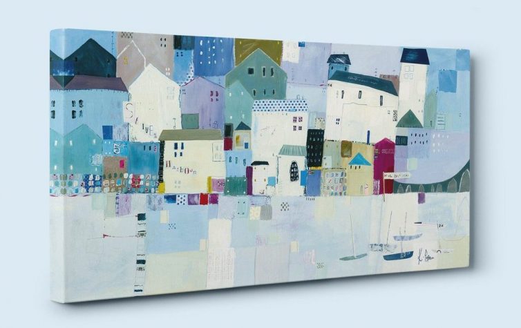 How To Style Canvas Art In Your Home - St Ives Canvas By Liz And Kate Pope