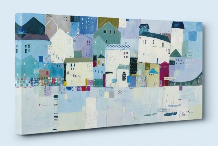 How To Style Canvas Art In Your Home - St Ives Canvas By Liz And Kate Pope