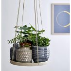 Quirky Vases And Pretty Planters - Bloomingville Hanging Flowerpot Tray - BeauMonde.co.uk