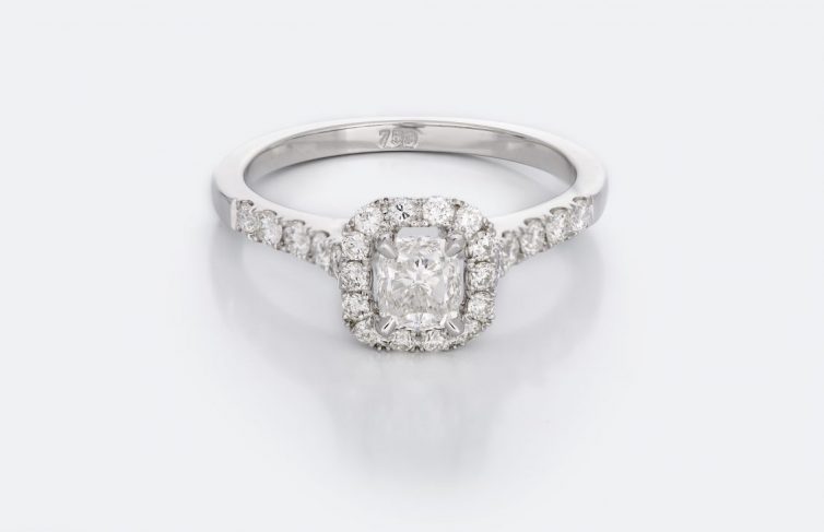 Halo Diamond Ring