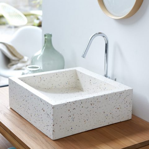 Pegase Terrazzo Washbasin - Image Tikamoon.co.uk